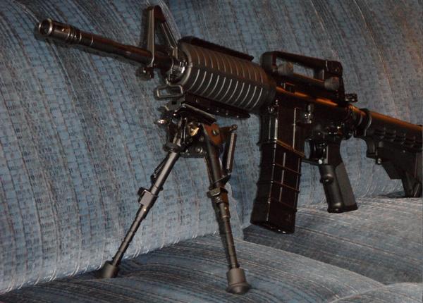 M4A1 w/Spring Loaded Retractable Bipod - Extended